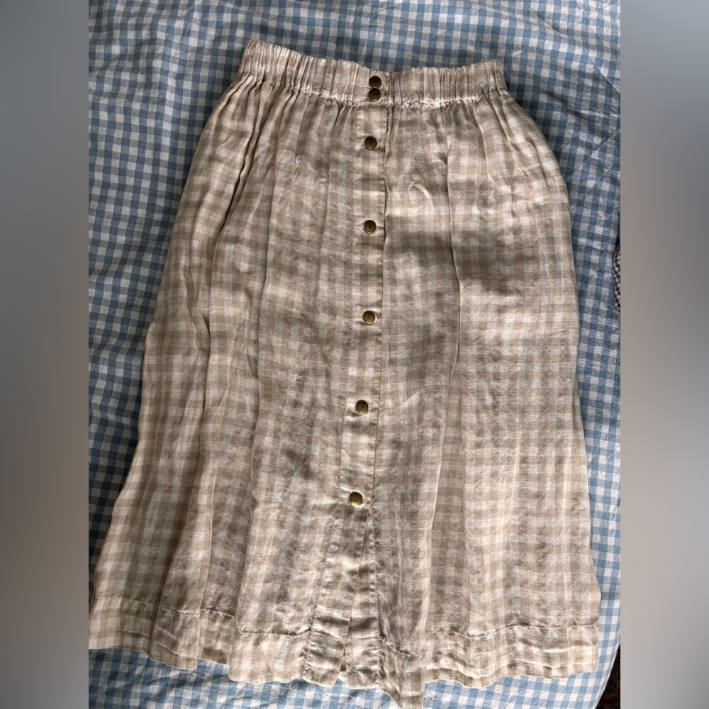 Notperfectlinen marseille skirt